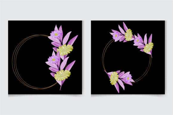 Beautiful Watercolor Flower Floral Frame: Your Creative Gateway for Elegant Projects