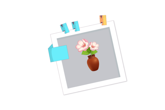 Enhance Your Designs with Floral Beautiful Drawing Photos Frame