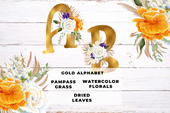 Evaluating the Gold Boho Floral Alphabet Design Resource