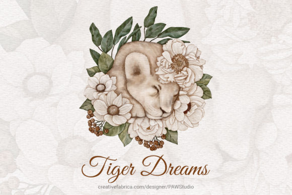 Exploring Floral Tiger Sublimation Animal Clipart for Your Creative Projects