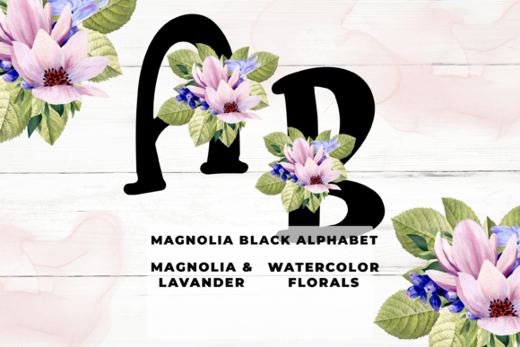 Exploring the Versatility of Black Floral Alphabet in Creative Projects