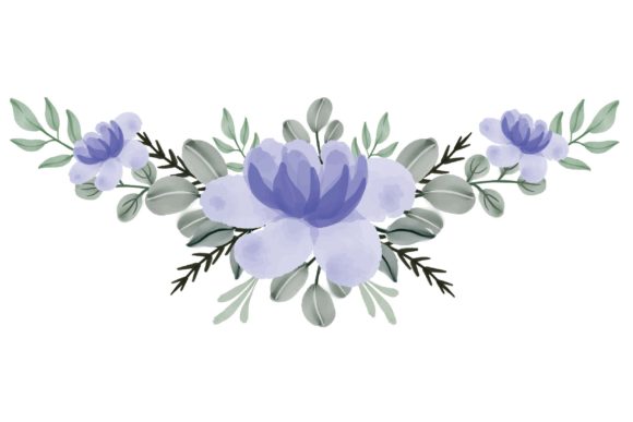 Exploring the Versatility of Illustration of Purple Watercolor Floral