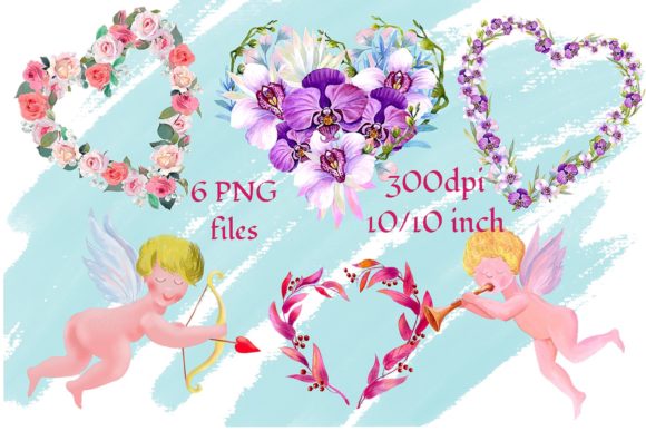 Spring Watercolor Clipart and Floral Wreath: A Versatile Design Solution