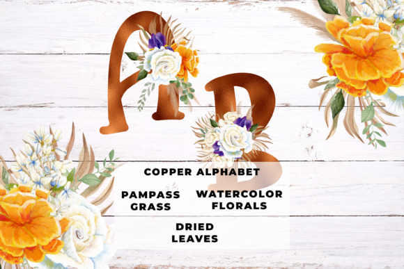 The Copper Boho Floral Alphabet: A Unique Toolkit for Creatives