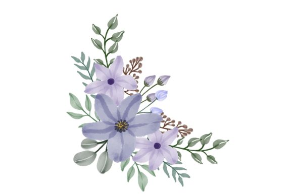 The Versatile Charm of a Purple Watercolor Floral Frame