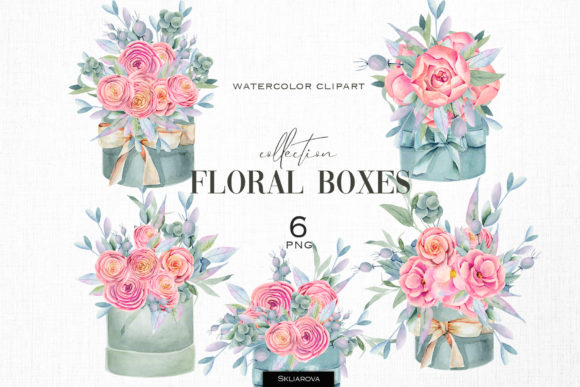 Understanding the Floral Boxes Set Digital Asset Collection