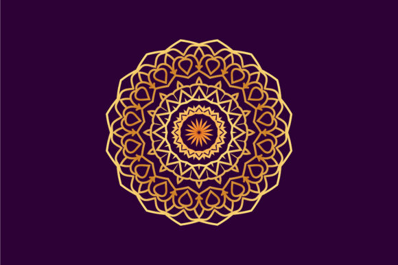 Unlocking Creativity: The Power of the Beauty Gold Floral Mandala Illustration