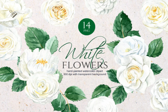 Watercolor Floral Clipart: Versatile and Charming